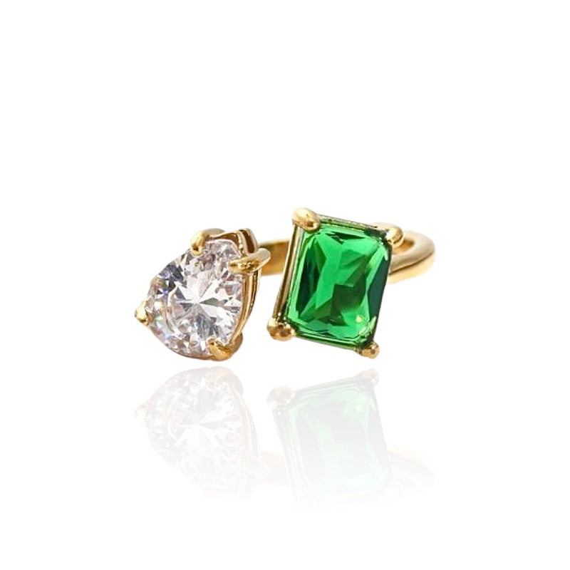 Kylie Ring -Emerald Luxe