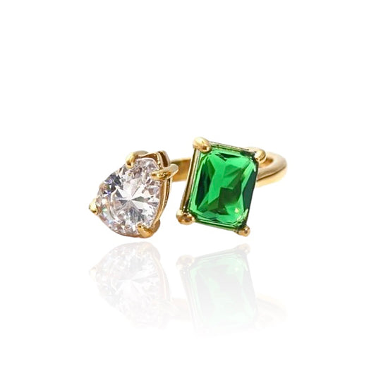 Kylie Ring -Emerald Luxe