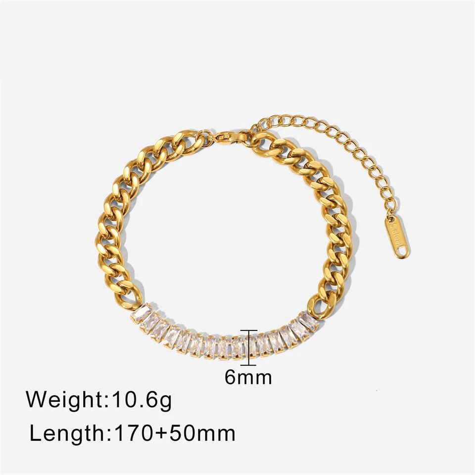 Margo Diamanté x Curb Bracelet