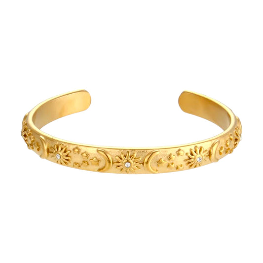 Celeste Gold Cuff -18K