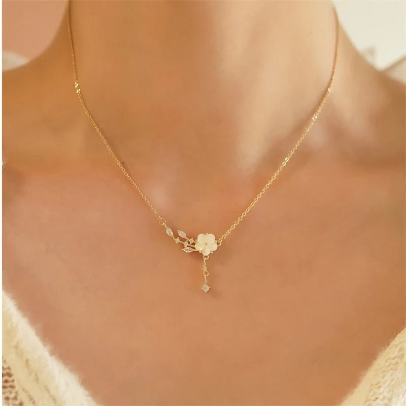 Cherry Blossom Blings Necklace