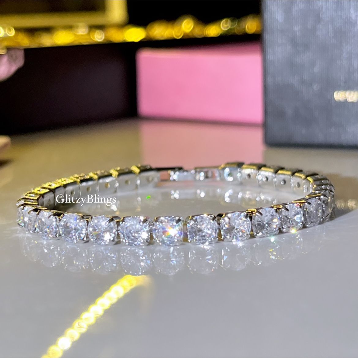 Bling Sparkly Diamante Bracelet