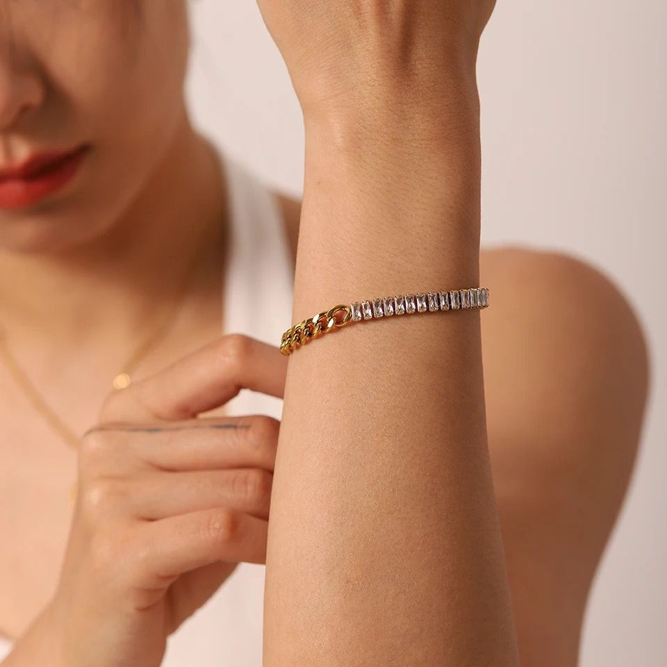 Margo Diamanté x Curb Bracelet