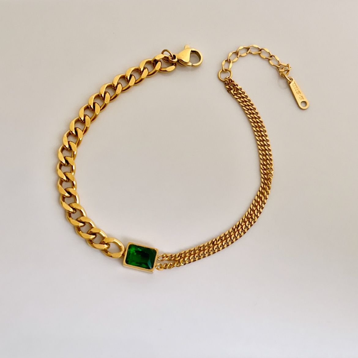 Emerald Tasha Bracelet